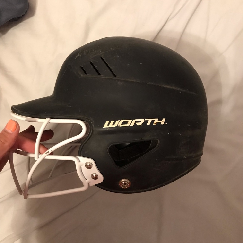 Fast pitch softball helmet